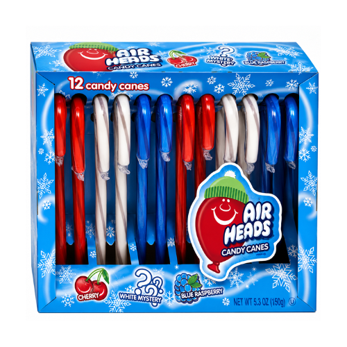 Airheads Candy Canes 12 pieces - 12 Pack