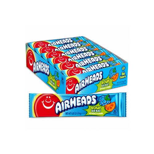 Airheads Sour Blue Blast 15.6g - 36 Pack