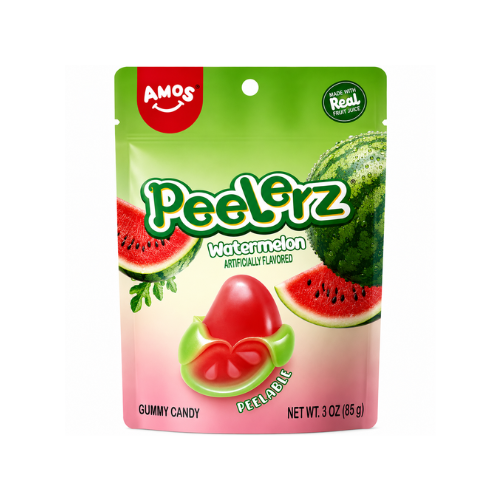 Amos Peelerz Watermelon 170g - 12 Pack