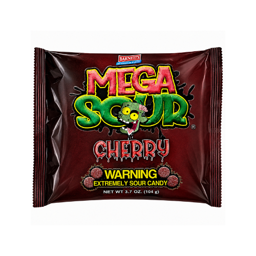 Barnetts Mega Sour Cherry 104g (UK) - 12 Pack