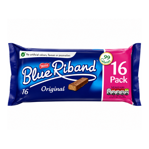 Blue Riband Wafer Biscuits 18g (14 Packs) - 1 Box