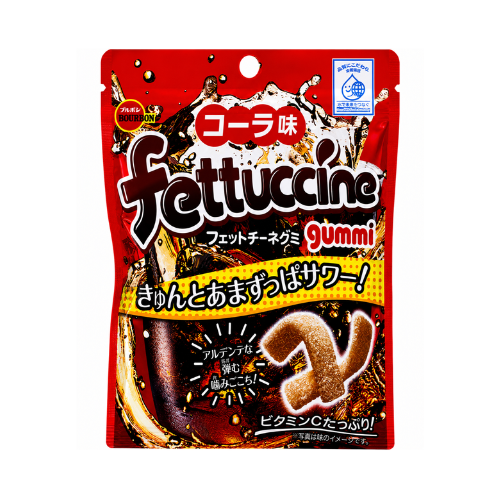 Bourbon Fettuccine Cola Gummy Strips (Japan) 50g - 10 Pack