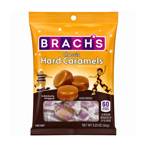 Brach's Caramel Hard Candy 92g - 12 Pack