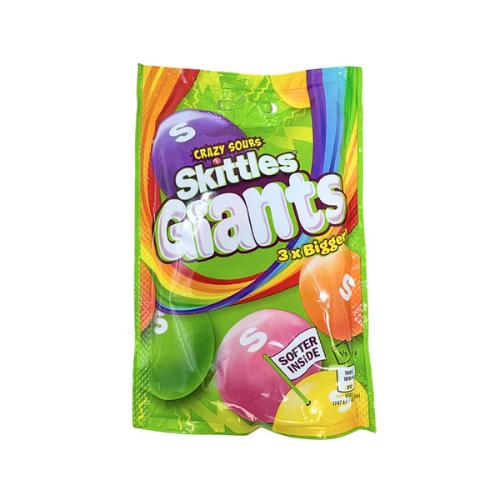 Skittles Giants Crazy Sours 132g (UK) - 14 Pack