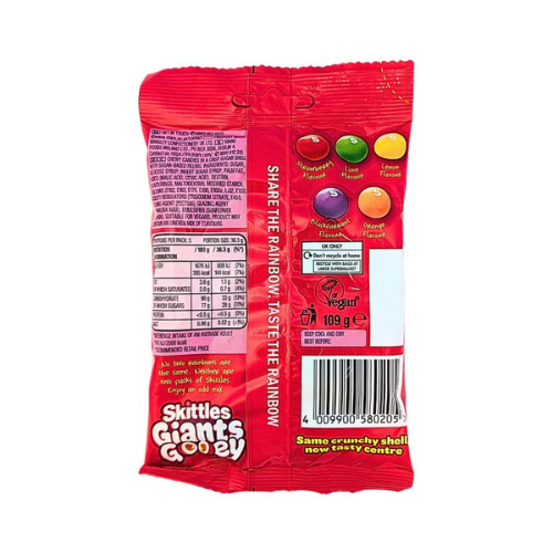 Skittles Giants Gooey Candy (UK) 109g - 14 Pack