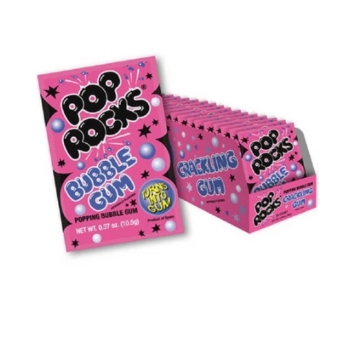 Pop Rocks Bubble Gum 10.5g - 24 Pack