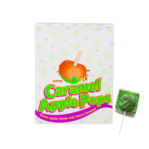 Caramel Apple Pops 18g - 48 Lollipops
