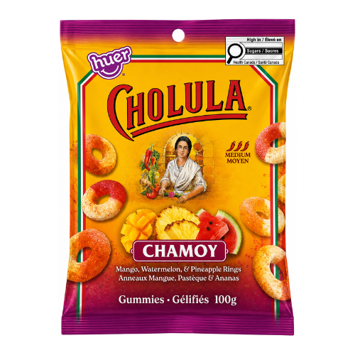 Cholula Chamoy Tropical Ring Mix 100g - 15 Pack