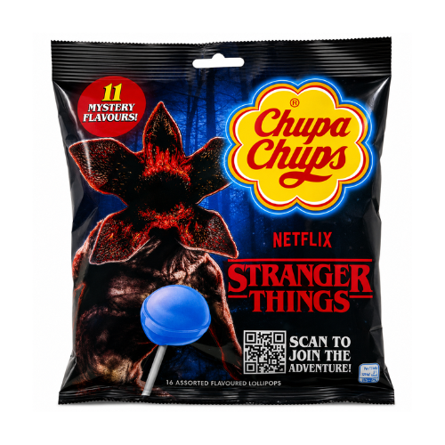 Chupa Chups Stranger Things 4 Flavours 192g - 10 Pack