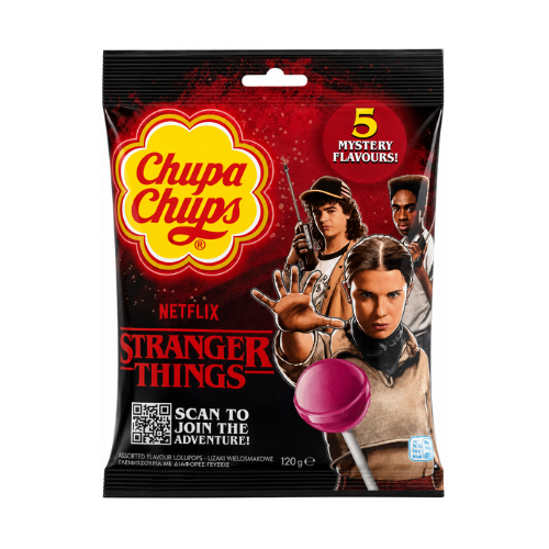 Chupa Chups Stranger Things 5 Flavours 192g - 10 Pack