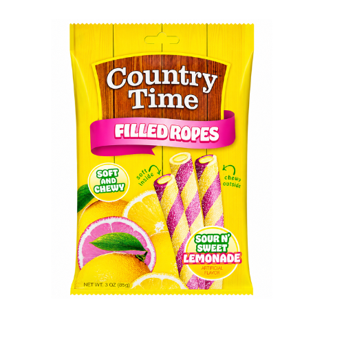 Country Time Lemonade Ropes 85g - 12 Pack