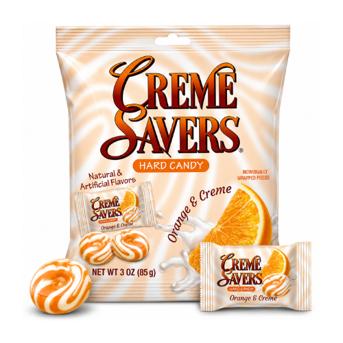 Creme Savers Peaches and Creme 85g - 12 Pack