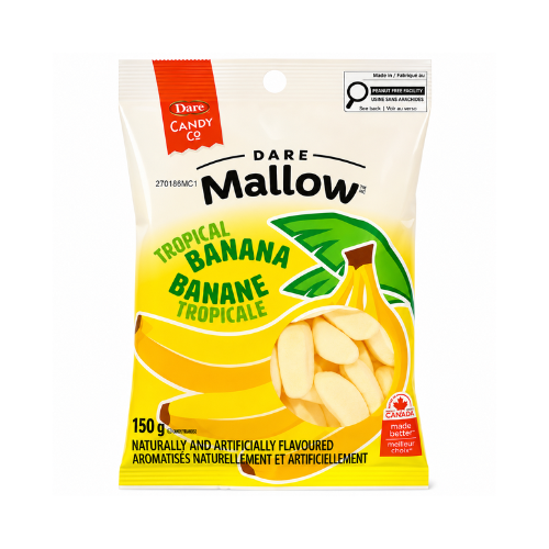 Dare Real Mallow Banana Marshmallows 150g - 12 Pack
