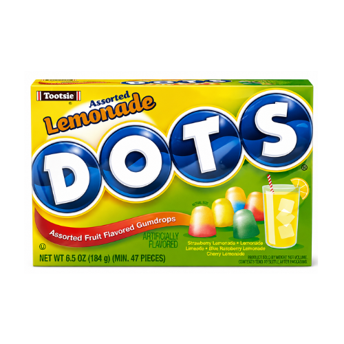 Dots Assorted Lemonade Theatre Pack 6.5 oz - 12 Pack