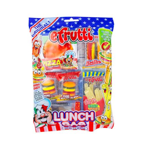 Efrutti Gummi Candy Lunch Bag 77g - 12 Pack