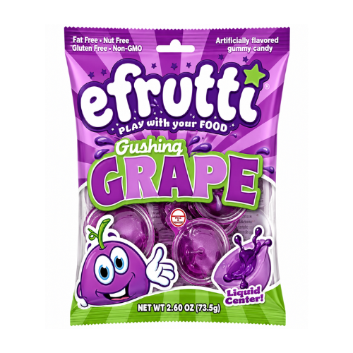 Efrutti Gushing Grape 73g - 12 Pack