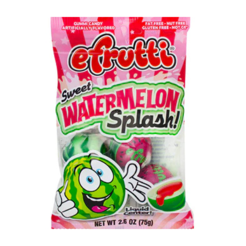 Efrutti Sweet & Sour Watermelon Splash 75g - 12 Pack