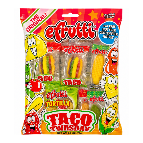 Efrutti Taco Tuesday Bag 77g - 12 Pack