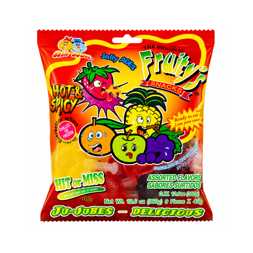Fruity's Ju-C Hot & Spicy Jelly Bites 360g - 30 Pack