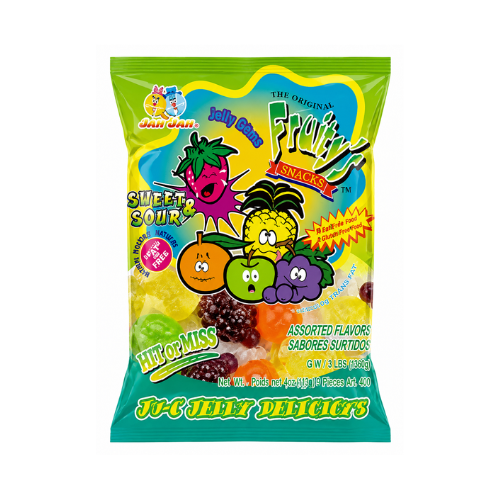 Fruity's Ju-C Sweet & Sour Jelly Bites 360g - 30 Pack
