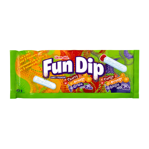 Fun Dip - Grape Orange Cherry Triple Pack 40.5g - 36 Pack