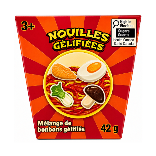 Gummy Noodles Candy Mix 42g - 12 Pack