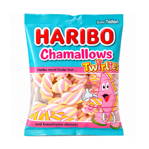 Haribo Chamallows Twirlies 200g (Germany) - 12 Pack