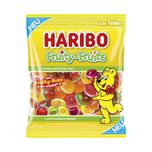 Haribo Fruity Fruit Candy 160g - 18 Pack