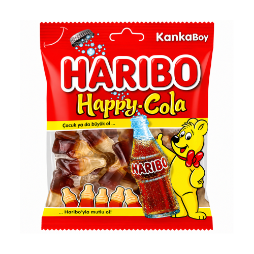Haribo Halal Happy Cola 80g - 30 Pack