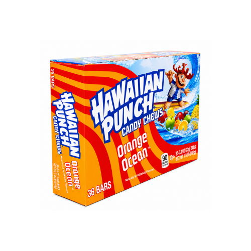 Hawaiian Punch Chew Bars Ocean Orange 22g - 36 Pack