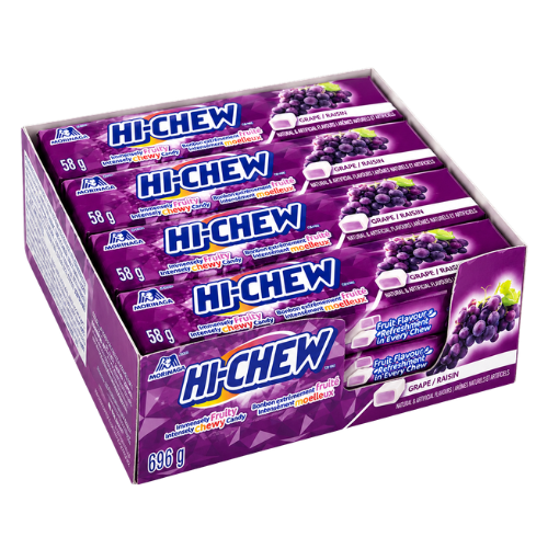 Hi-Chew Grape Candy 58g - 12 Pack