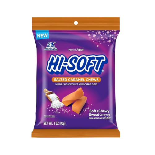Hi-Soft Salted Caramel Chews 85g - 6 Pack