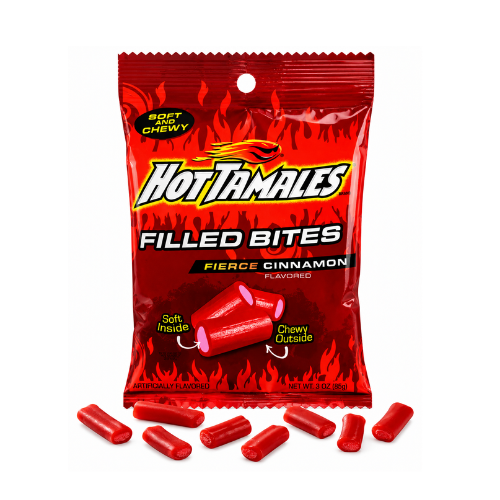 Hot Tamales Licorice Ropes 85g - 12 Pack