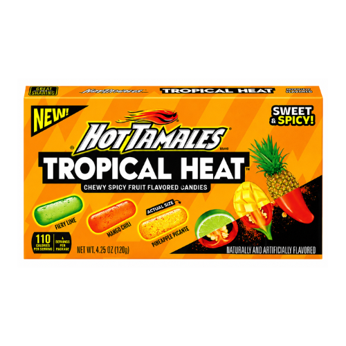 Hot Tamales Tropical Heat 120g - 12 Pack
