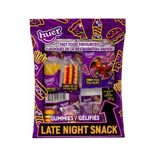 Huer Late Night Snack Gummies 77g - 24 Pack
