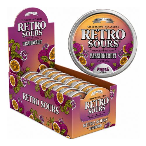 Iconic Retro Sours Passionfruit 2.12oz - 8 Pack