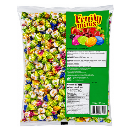 Imperial Mini Fruit Candies 750g - 1 Bag