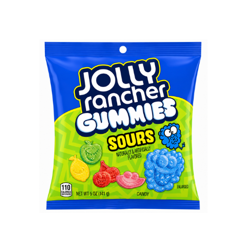 Jolly Rancher Gummies Sours 141g - 12 Pack