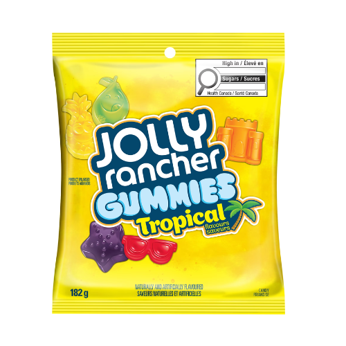 Jolly Rancher Gummies Tropical 182g - 10 Pack