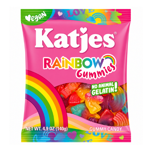 Katjes Rainbow Gummies 140g - 15 Pack