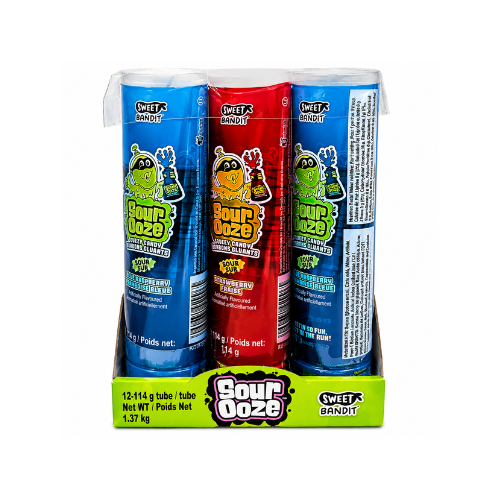 Kidsmania Sour Ooze Tube 114g- 12 Pack