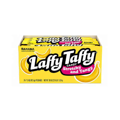 Laffy Taffy - Banana 42.5g Bars - 24 Pack