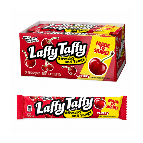 Laffy Taffy - Cherry 42.5g Bars - 24 Pack