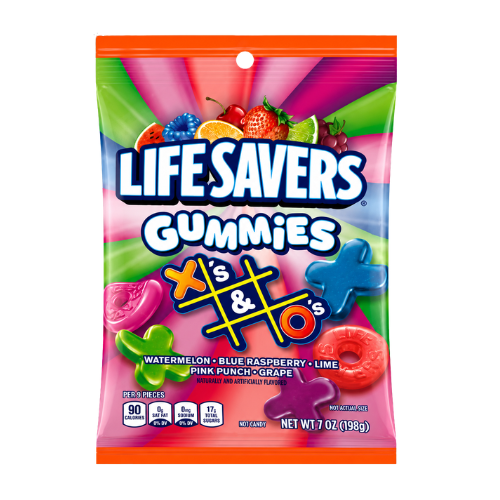 Lifesavers Gummies X's & O's 198g - 12 Pack
