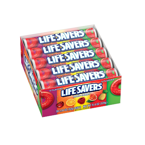 Lifesavers Hard Candy 5 Flavors 32g - 20 Pack