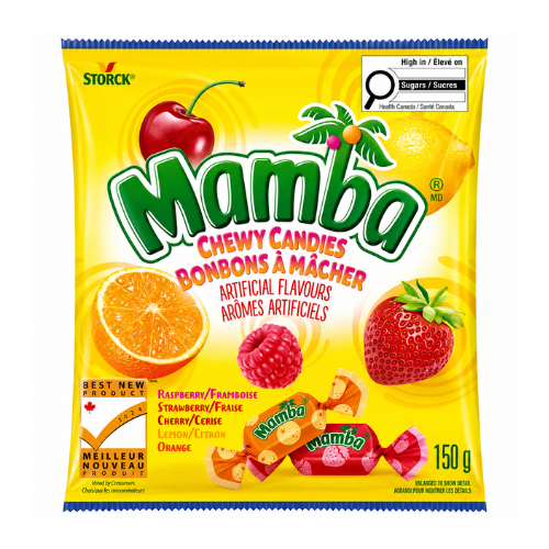Mamba Chewy Candies 150g - 12 Pack