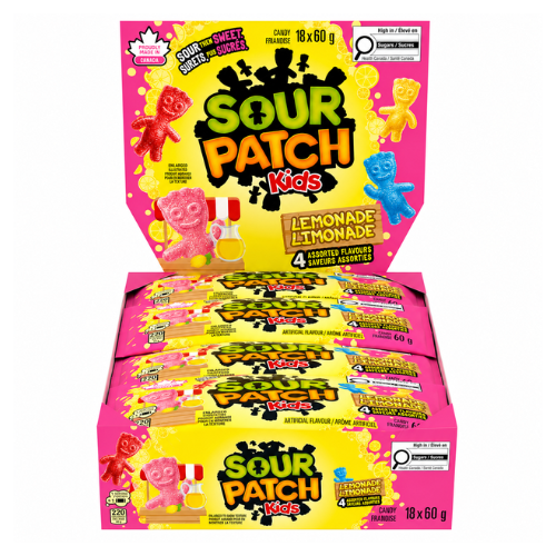 Maynards Sour Patch Kids Lemonade 60g - 18 Pack