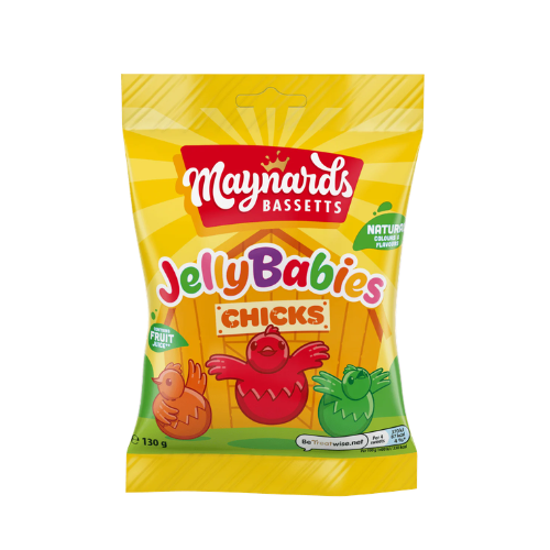 Maynards Bassetts Jelly Babies Chicks (UK) 130g - 10 Pack