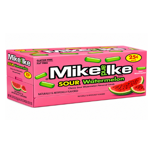 Mike and Ike Sour Watermelon 120g - 12 Pack