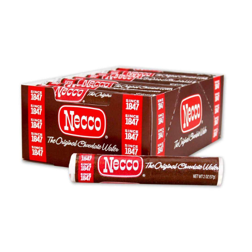 NECCO Chocolate Wafers 57g - 24 Pack